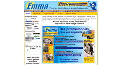 Desktop Screenshot of emma-electromenager.fr